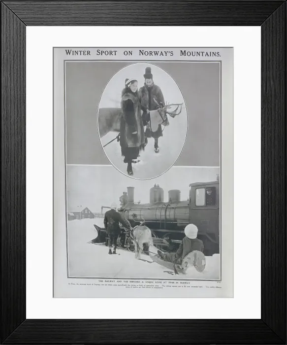 Framed Print : Winter Sport, Norway Framed Print : Winter Sport, Norway
