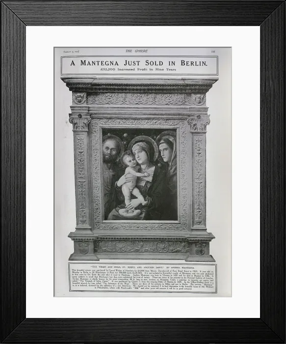 Framed Print : Mantegna, Virgin and Child Framed Print : Mantegna, Virgin and Child
