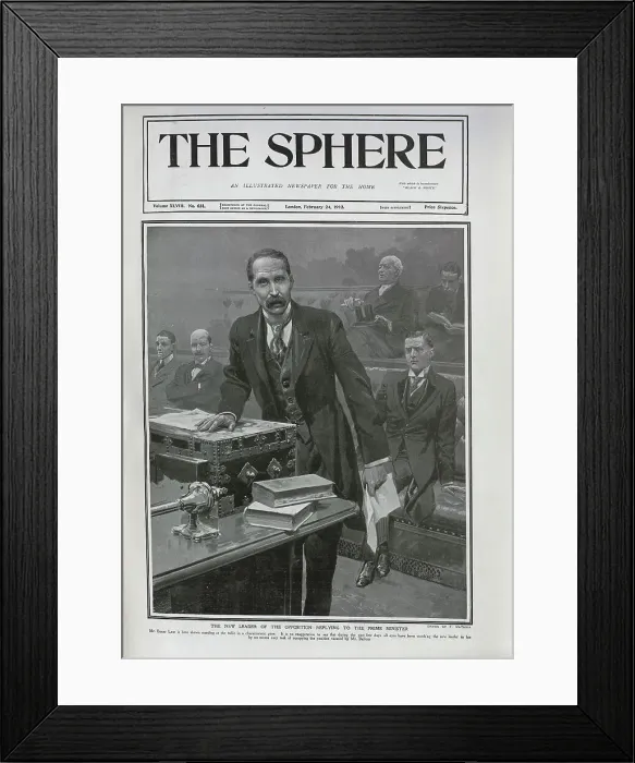 Framed Print : Bonar Law, opposition leader Framed Print : Bonar Law, opposition leader