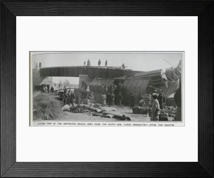 Framed Print : Railway destruction by revolutionaries in China Framed Print : Railway destruction by revolutionaries in China