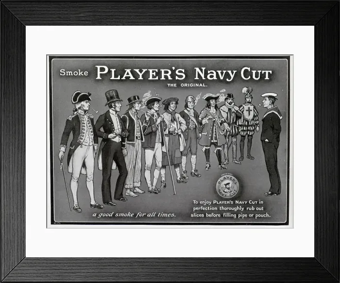 Framed Print : Avert for Players Navy cut tobacco Framed Print : Avert for Players Navy cut tobacco