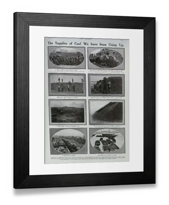 Framed Print : Coal Supplies in England Framed Print : Coal Supplies in England