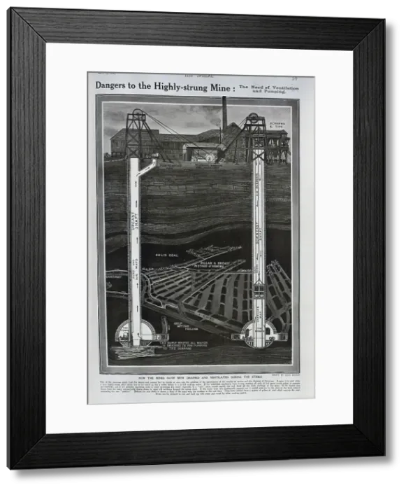 Framed Print : How mines were ventilated Framed Print : How mines were ventilated