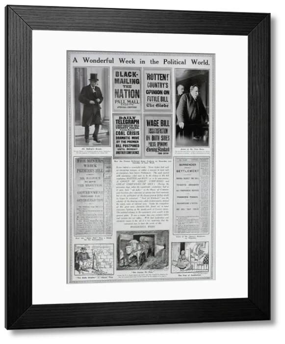 Framed Print : A week of political stories Framed Print : A week of political stories