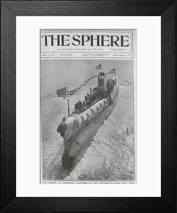 Framed Print : Fleet Submarine V2 Framed Print : Fleet Submarine V2
