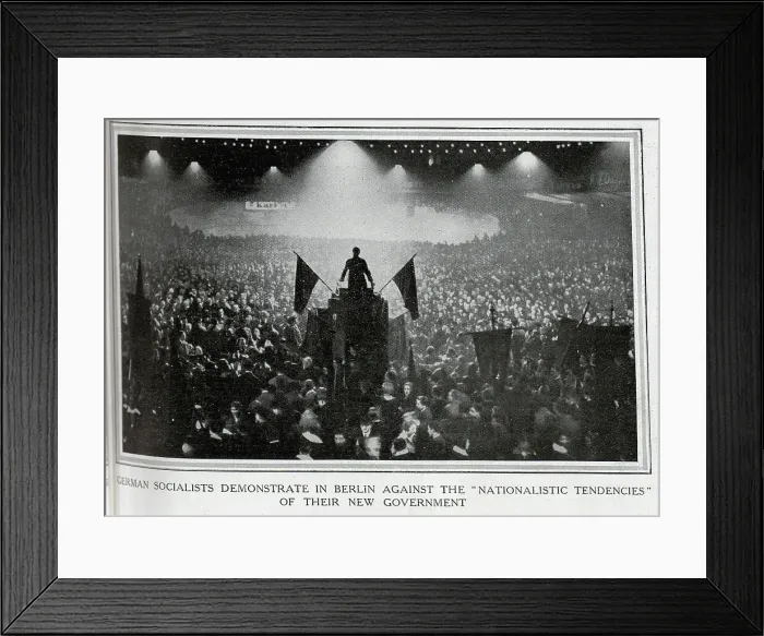 Framed Print : German socilalists, Berlin Framed Print : German socilalists, Berlin