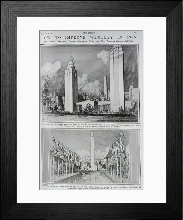 Framed Print : Wembley designs Framed Print : Wembley designs