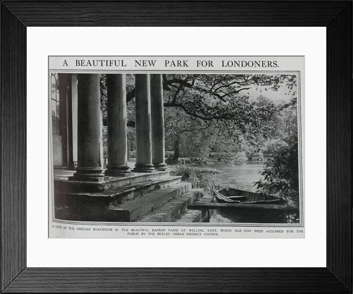Framed Print : Danson Park boathouse Framed Print : Danson Park boathouse
