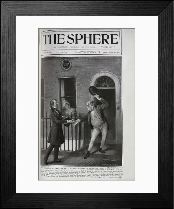 Framed Print : No. 48, Doughty Street Framed Print : No. 48, Doughty Street