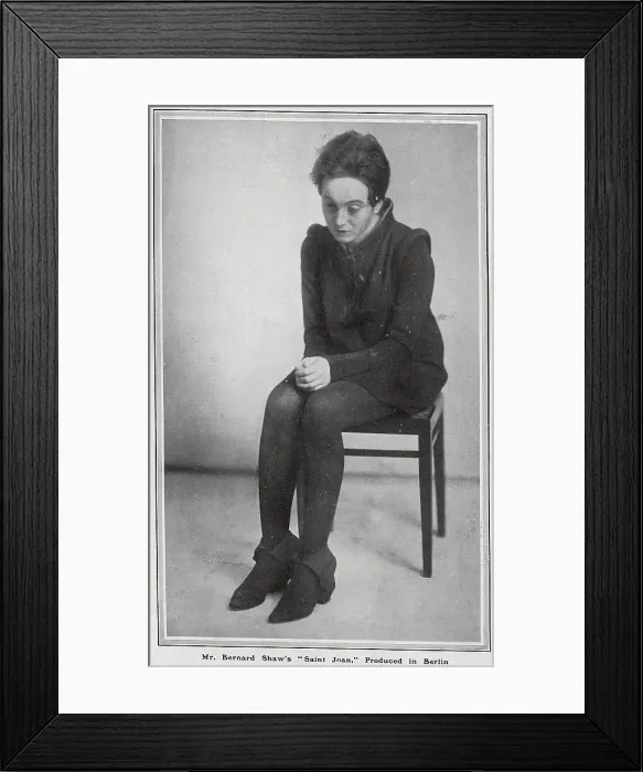 Framed Print : Elizabeth Bergner at St Joan Framed Print : Elizabeth Bergner at St Joan