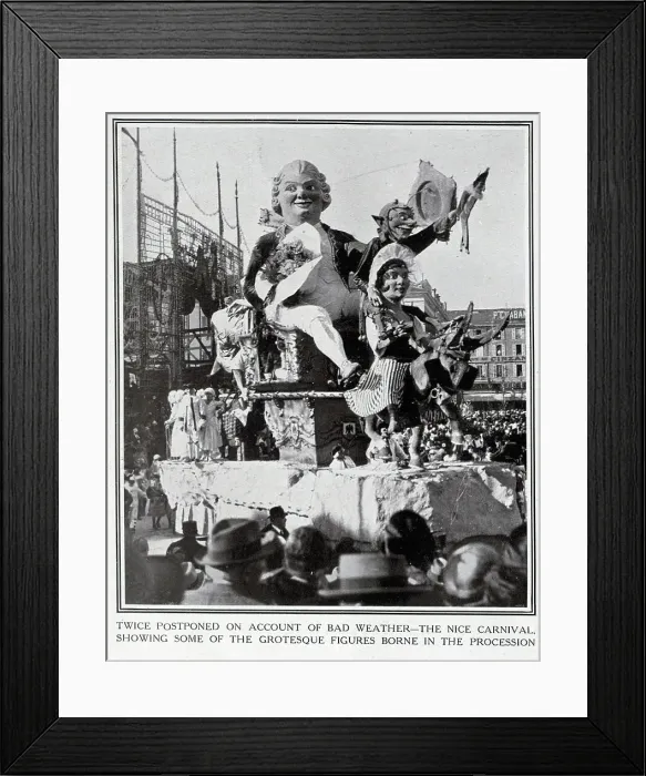 Framed Print : Nice Carnival Figures Framed Print : Nice Carnival Figures