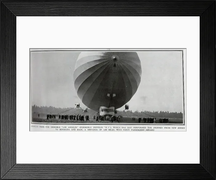 Framed Print : Dirigible Los Angeles Framed Print : Dirigible Los Angeles