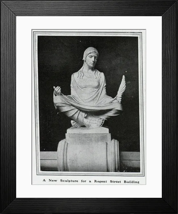 Framed Print : Vigo House sculpture Framed Print : Vigo House sculpture
