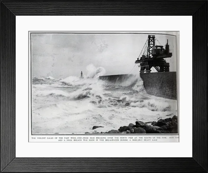 Framed Print : Gales, mouth of Tyne Framed Print : Gales, mouth of Tyne