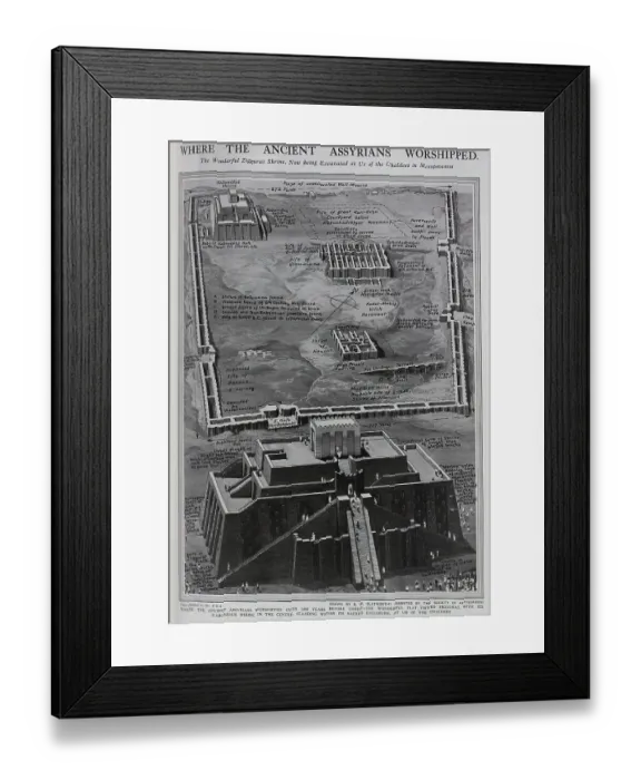 Framed Print : Ziggurat Shrine, Iraq Framed Print : Ziggurat Shrine, Iraq