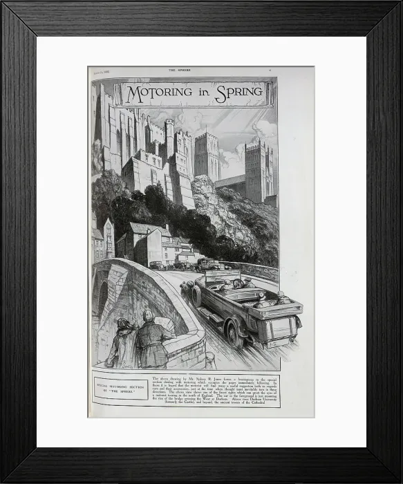 Framed Print : Advert for motoring special in the sphere Framed Print : Advert for motoring special in the sphere