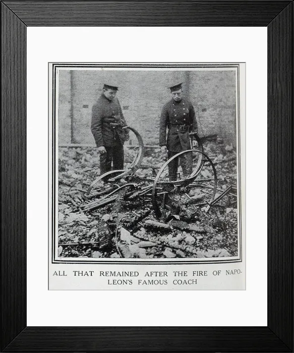 Framed Print : Madame Tussaud's fire debris Framed Print : Madame Tussaud's fire debris