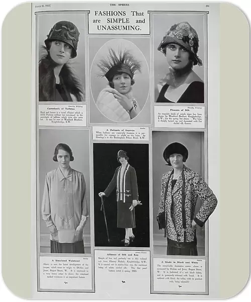 Women's fashions, hats
