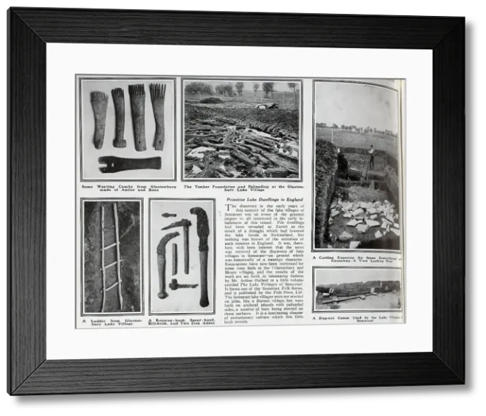 Framed Print : Archaeological dig at Glastonbury Framed Print : Archaeological dig at Glastonbury