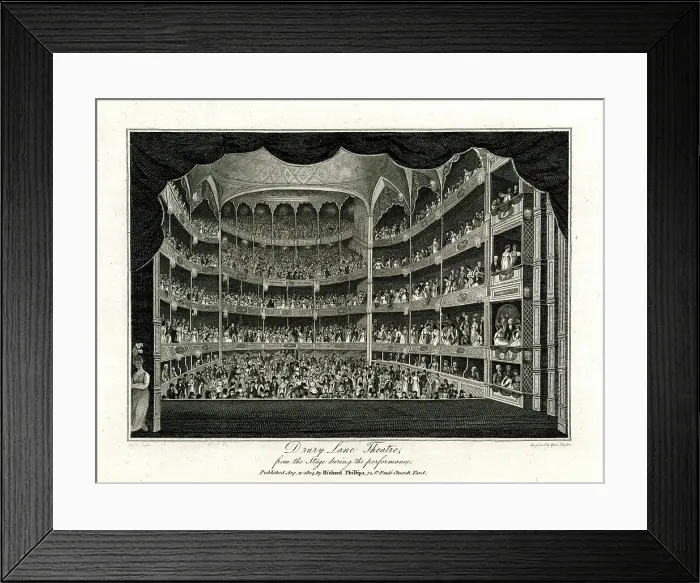 Framed Print : Drury Lane Theatre, London Framed Print : Drury Lane Theatre, London