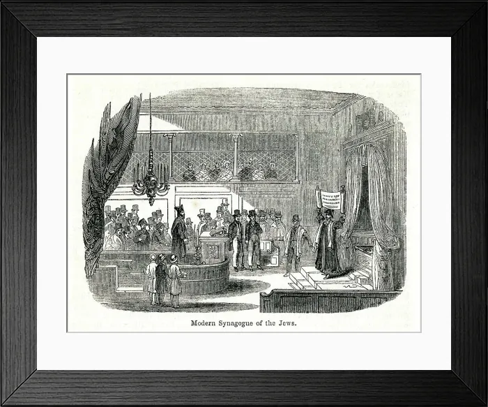 Framed Print : Modern Synagogue of the Jews Framed Print : Modern Synagogue of the Jews