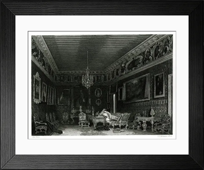Framed Print : Lord Byron's room in the Palazzo Mocenigo, Venice Framed Print : Lord Byron's room in the Palazzo Mocenigo, Venice