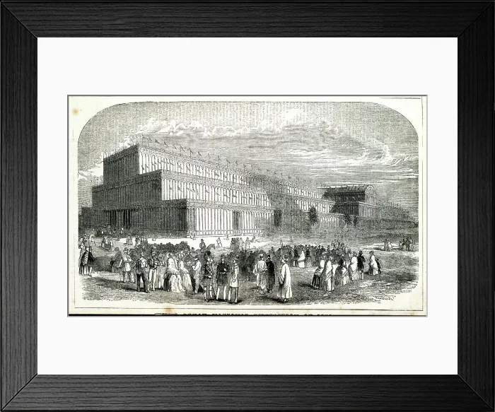 Framed Print : The Great Exhibition, Hyde Park, London Framed Print : The Great Exhibition, Hyde Park, London