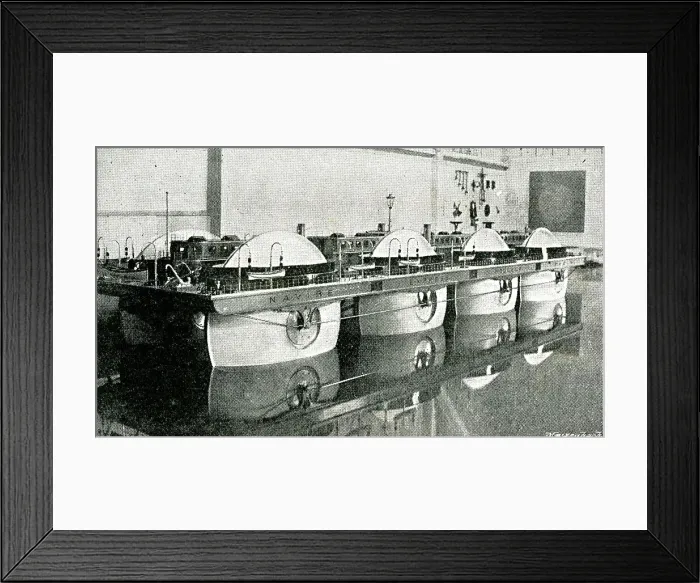 Framed Print : Model of Bazin's Roller Boat Transatlantic Steamer Framed Print : Model of Bazin's Roller Boat Transatlantic Steamer