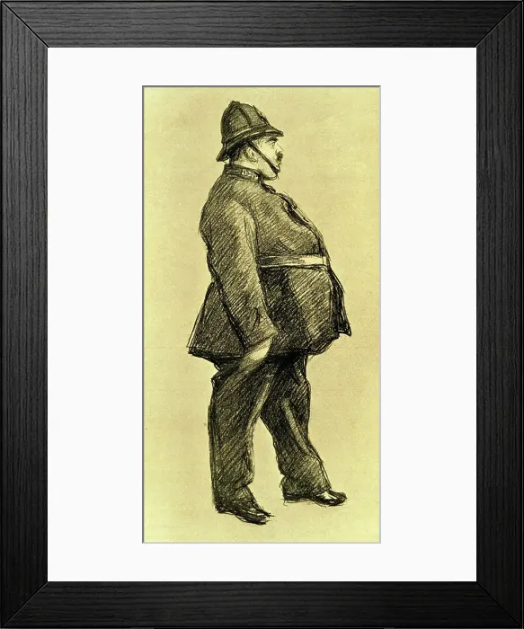 Framed Print : A London Policeman Framed Print : A London Policeman
