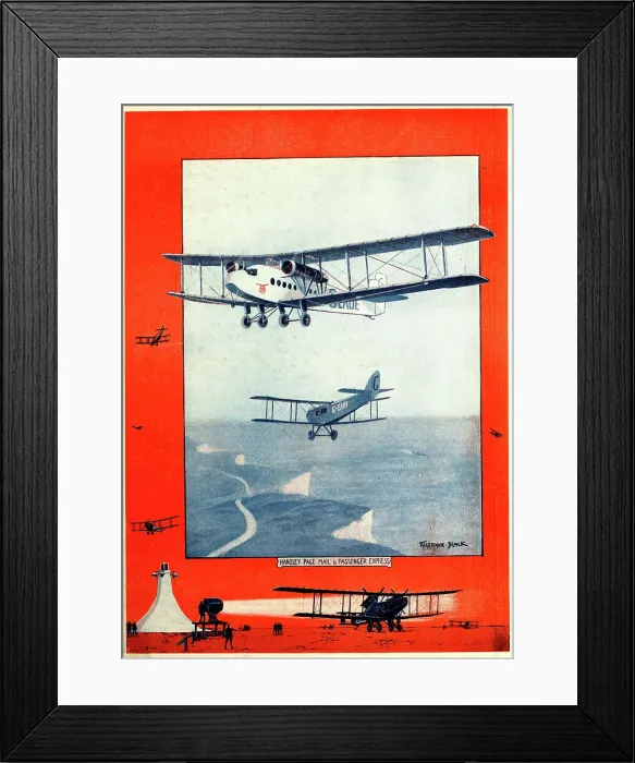 Framed Print : Handley Page Mail and Passenger Express Framed Print : Handley Page Mail and Passenger Express