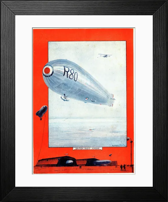 Framed Print : British Rigid Airship R80 Framed Print : British Rigid Airship R80