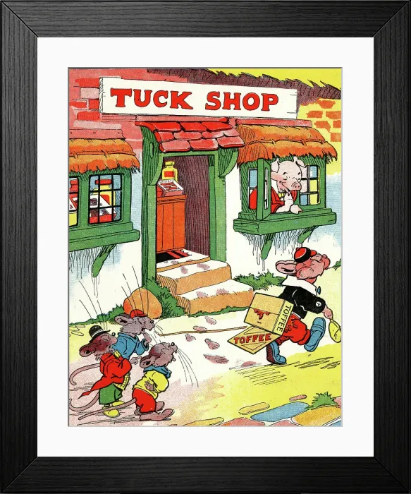 Framed Print : Sticky Toffee from from the Animals Tuck Shop Framed Print : Sticky Toffee from from the Animals Tuck Shop