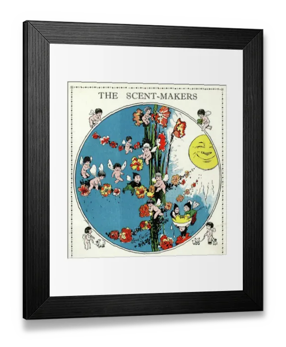 Framed Print : The Scent Maker Fairies Framed Print : The Scent Maker Fairies