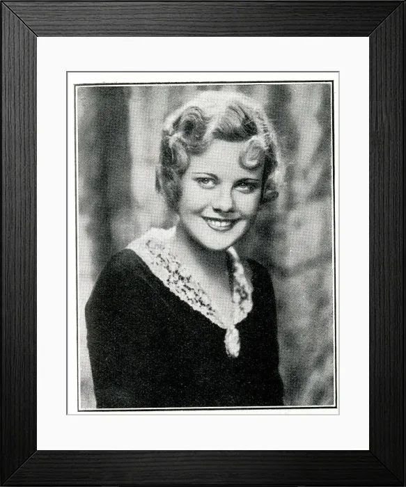 Framed Print : Joan Marsh, American film actress Framed Print : Joan Marsh, American film actress