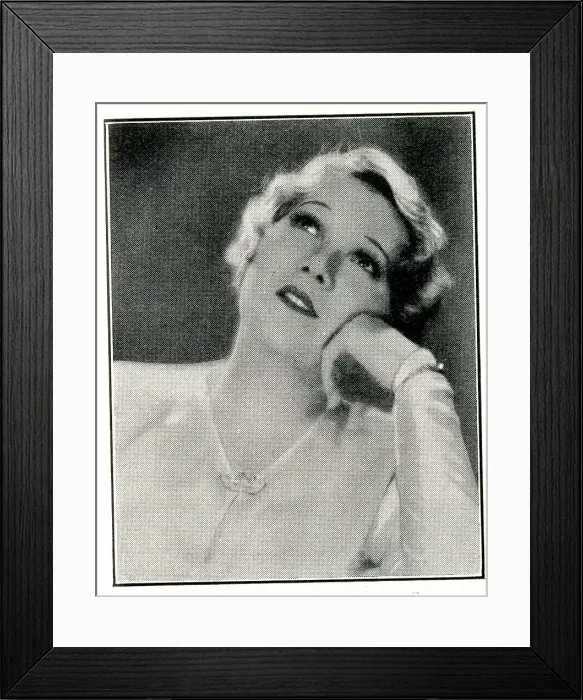 Framed Print : Vivienne Segal, American actress and singer Framed Print : Vivienne Segal, American actress and singer