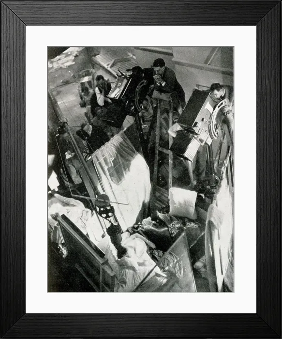 Framed Print : Filming Gloria Swanson in Perfect Understanding Framed Print : Filming Gloria Swanson in Perfect Understanding