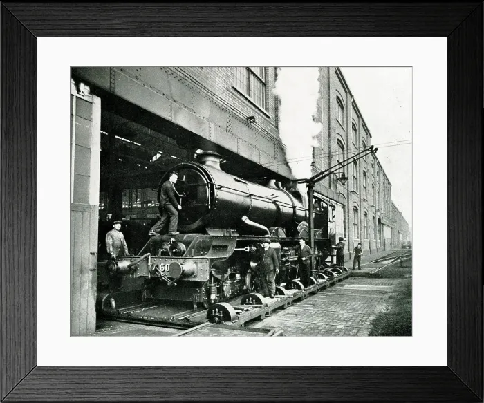 Framed Print : Great Western Railway locomotive at Swindon Works Framed Print : Great Western Railway locomotive at Swindon Works