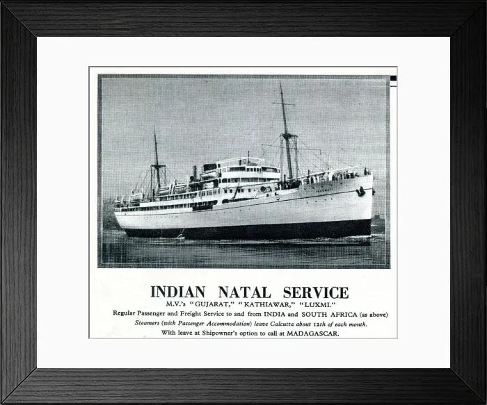 Framed Print : Advert, Indian Natal Service Framed Print : Advert, Indian Natal Service