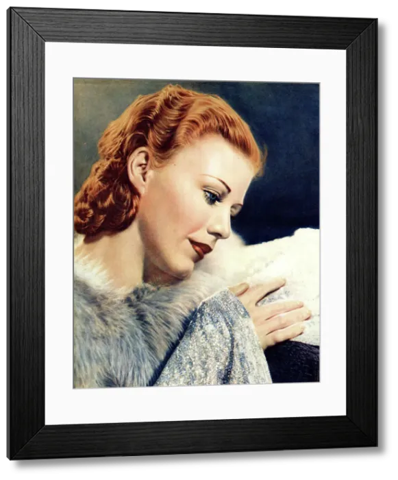 Framed Print : Ginger Rogers, American actress, dancer and singer Framed Print : Ginger Rogers, American actress, dancer and singer