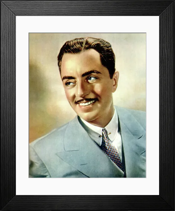 Framed Print : William Powell, American film actor Framed Print : William Powell, American film actor