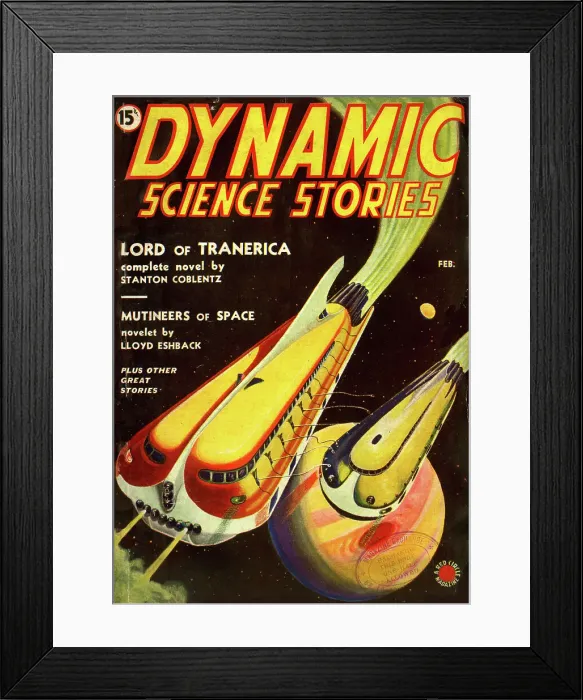 Framed Print : Cover design, Dynamic Science Stories Framed Print : Cover design, Dynamic Science Stories