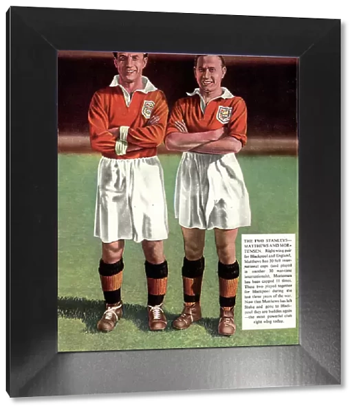 Stanley Matthews and Stanley Mortensen, footballers