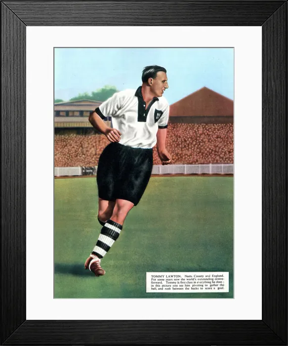 Framed Print : Tommy Lawton, Notts County and England footballer Framed Print : Tommy Lawton, Notts County and England footballer