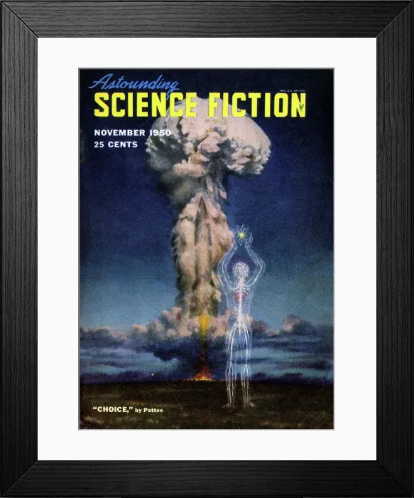 Framed Print : Cover design, Astounding Science Fiction Framed Print : Cover design, Astounding Science Fiction