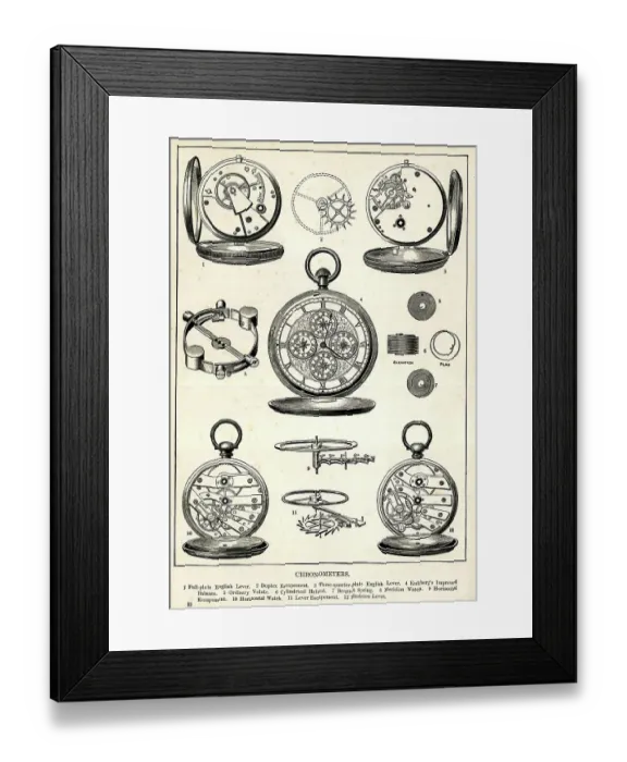 Framed Print : Chronometers Framed Print : Chronometers