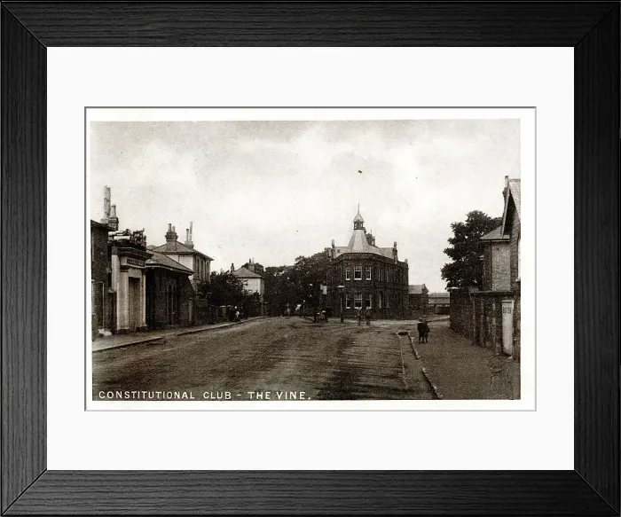 Framed Print : Constitutional Club, The Vine, Sevenoaks, Kent Framed Print : Constitutional Club, The Vine, Sevenoaks, Kent