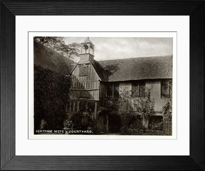 Framed Print : Courtyard, Ightham Mote, Kent Framed Print : Courtyard, Ightham Mote, Kent