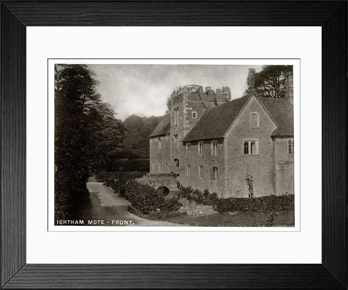 Framed Print : Front, Ightham Mote, Kent Framed Print : Front, Ightham Mote, Kent