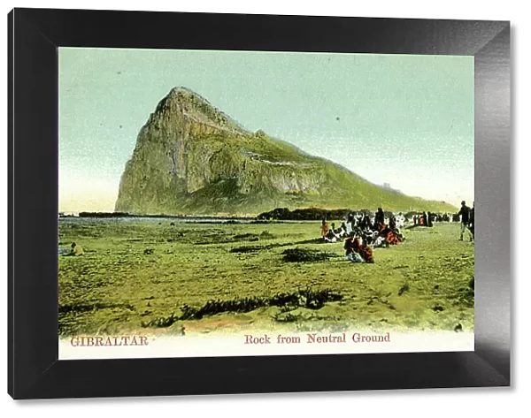Rock viewed from Neutral Ground, Gibraltar