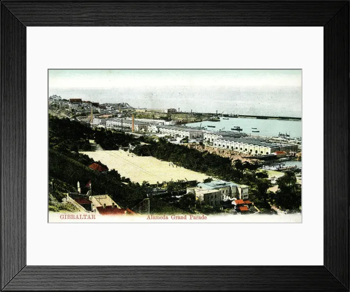 Framed Print : Alameda Grand Parade, Gibraltar Framed Print : Alameda Grand Parade, Gibraltar